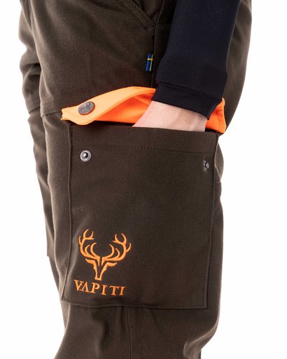 Damen-Jagdhose, Vapiti Laponia Green – Grün/Orange Damen-Jagdhose, Vapiti Laponia Green – Grün/Orange