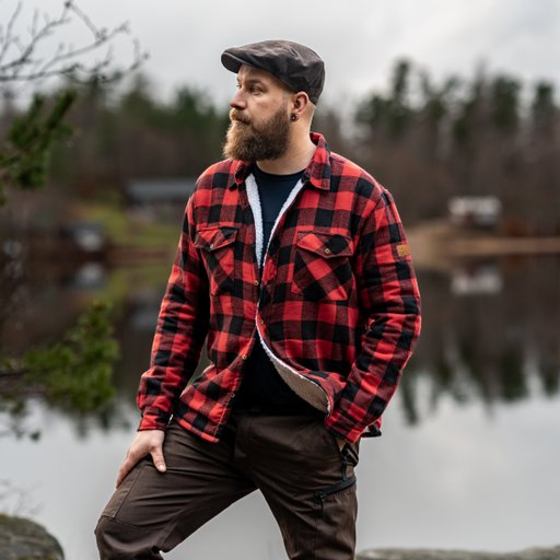 Men's Lined Flannel Shirt MZ