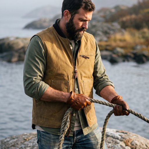 Arthur Waxed Canvas Vest