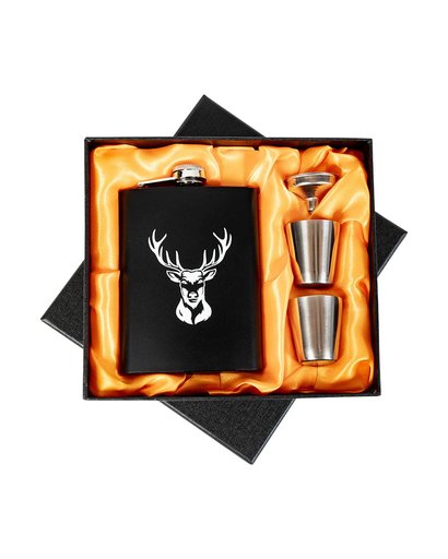 Flachmann mit 2 Schnapsbecher - After Hunt Flachmann mit 2 Schnapsbecher - After Hunt