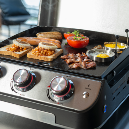 Plancha Gasolgrill 3 Brännare