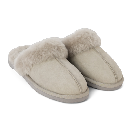 Hausschuhe aus Schaffell zum Hineinschlüpfen