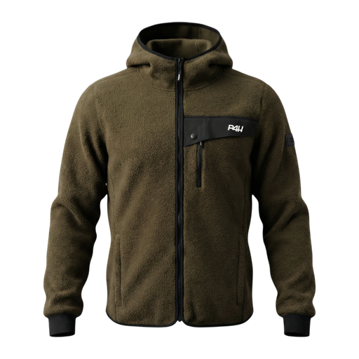 Men's Pile jacket with hood