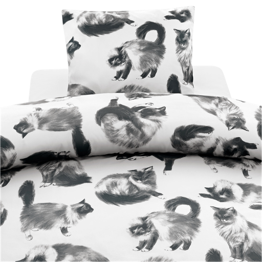 Bettwäsche-Set 2-teilig, Julis – Grau