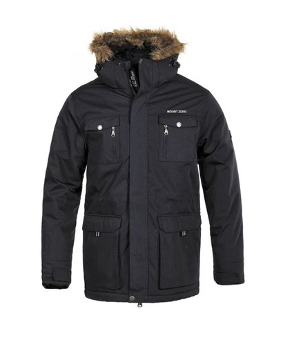 Mount Zero Parkas, Vinterjacka Herr Svart Mount Zero Parkas, Vinterjacka Herr Svart