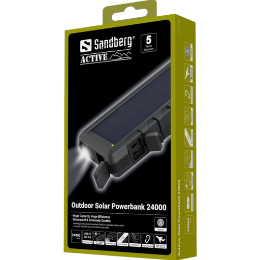 Outdoor Solar Powerbank 24000