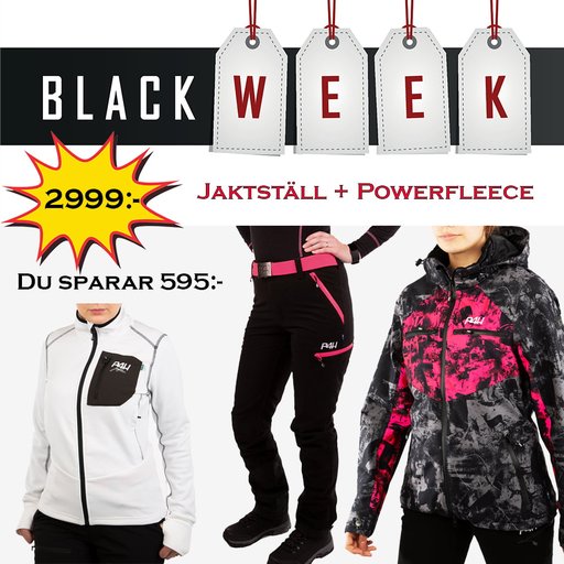Jaktställ dam, Hunters Elite black/pink Camo Jaktställ dam, Hunters Elite black/pink Camo