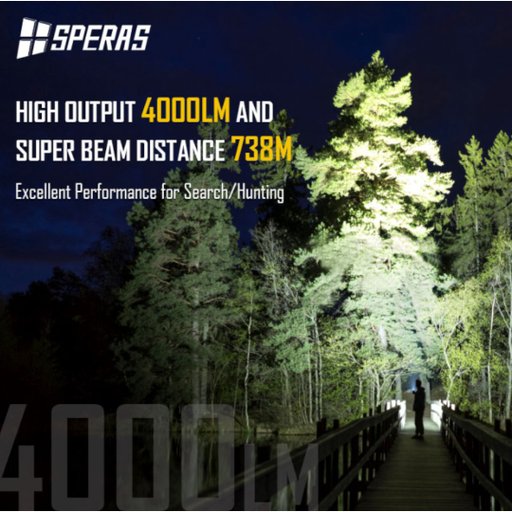 Tracking light T50, 4000 lumens