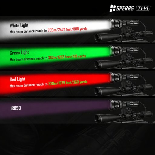 Tracking light TH4 IR850 with zoom