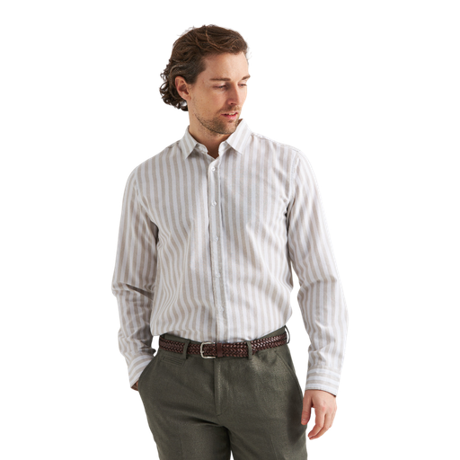 Striped Linen Shirt – Regular Fit