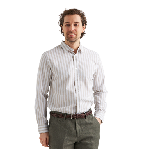 Striped Linen Shirt – Regular Fit