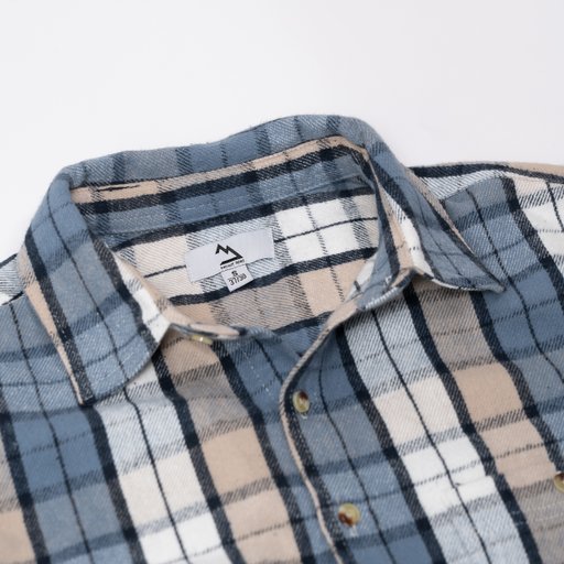 Gebürstetes Flanell-Overshirt – Mount Zero