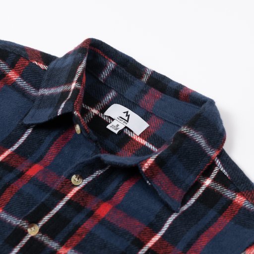 Gebürstetes Flanell-Overshirt – Mount Zero