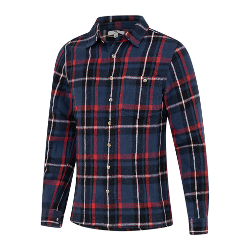 Gebürstetes Flanell-Overshirt – Mount Zero