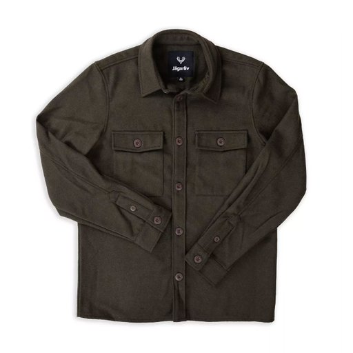 Casual shirt with a wool feel