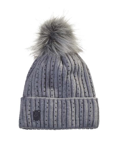 Ribbstickad Mössa, Tofs - Seger Ribbstickad Mössa, Tofs - Seger