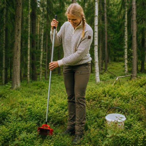 Bärplockare med teleskopskaft