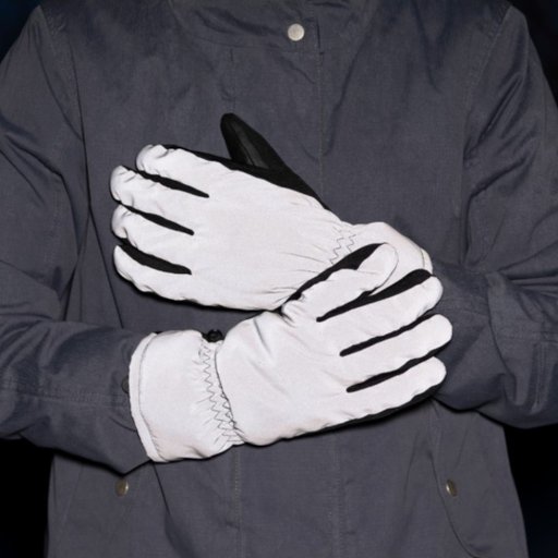 Reflexhandschuhe – Schwarz – Kinder