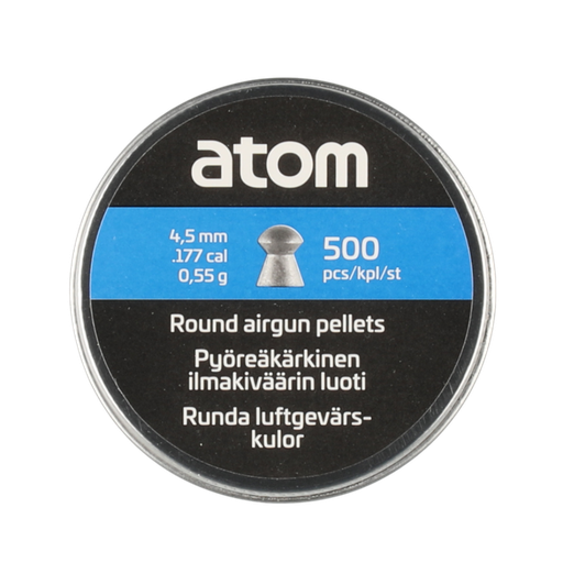 Luftgewehrkugeln 4,5 mm Rund – 500 Stk Luftgewehrkugeln 4,5 mm Rund – 500 Stk
