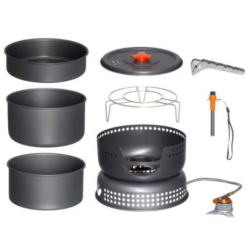 Camping Stove with Gas Lantern - Complete Set