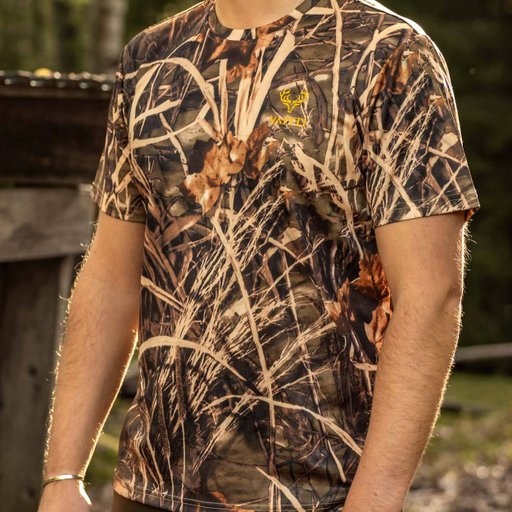 Kurzärmeliges Camouflage-T-Shirt