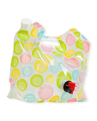 Wasserbeutel mit Zapfhahn - 8L, 4er-Pack