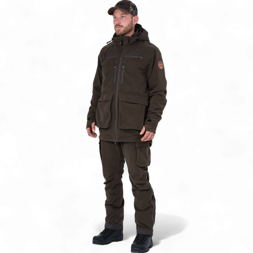 RECON XT – Jagdset, Jacke und Hose mit Hosenträgern, P4H