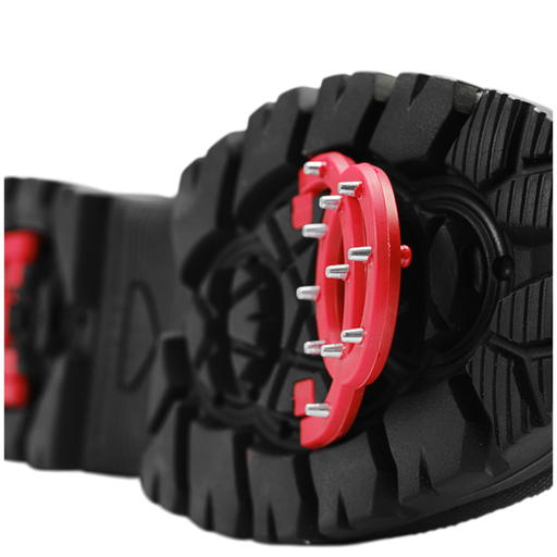 Zusatzspikes Rot – für Ilves Schuhe und Stiefel