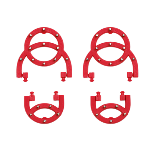 Zusatzspikes Rot – für Ilves Schuhe und Stiefel