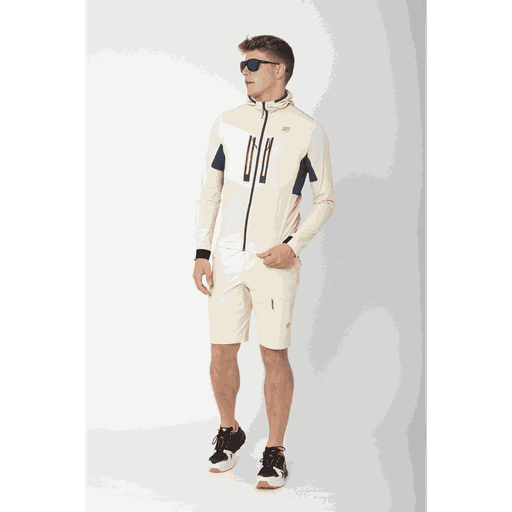 Lumsen tunn hybridjacka Herr