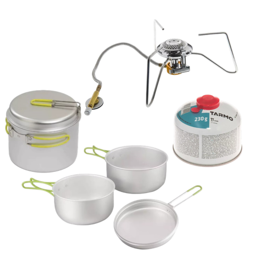 Gas Camping Stove – Complete Cooking Set