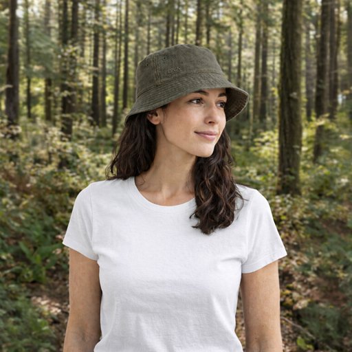Bucket Hat aus Baumwolle