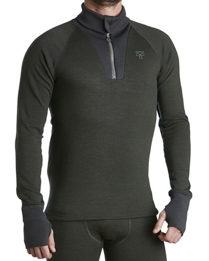 Base Layer, Polo with short Zip, Termo Wool Original
