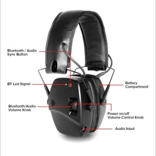 Hörselskydd EM030B Bluetooth, Aktiva