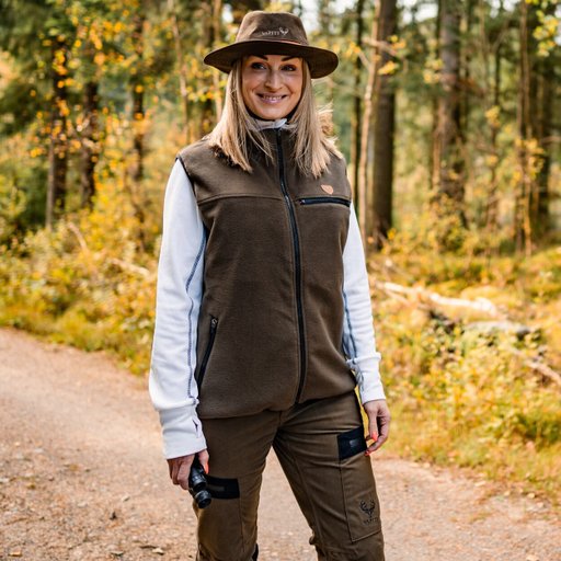 Women's Reversible Hunting Vest Fleece Vapiti Women's Reversible Hunting Vest Fleece Vapiti