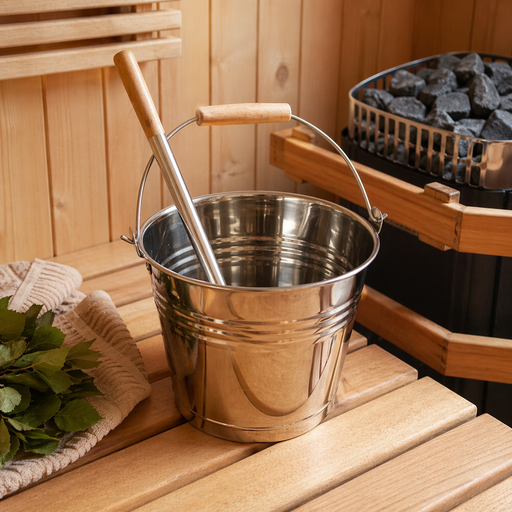 Stainless Steel Sauna Ladle 31cm