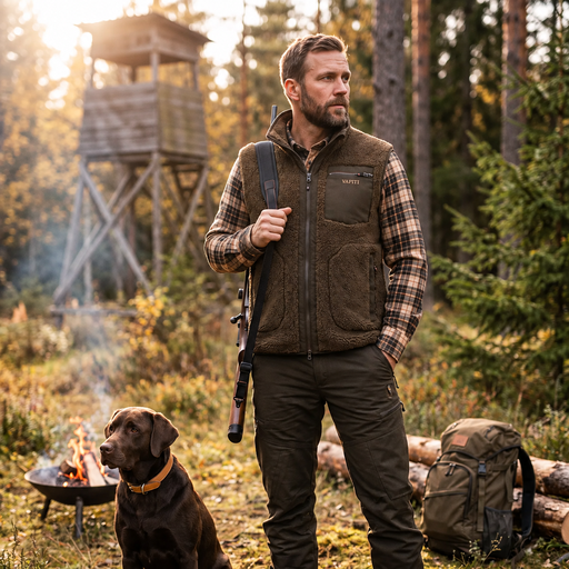Vapiti Lodge, Hunting Vest & Shirt