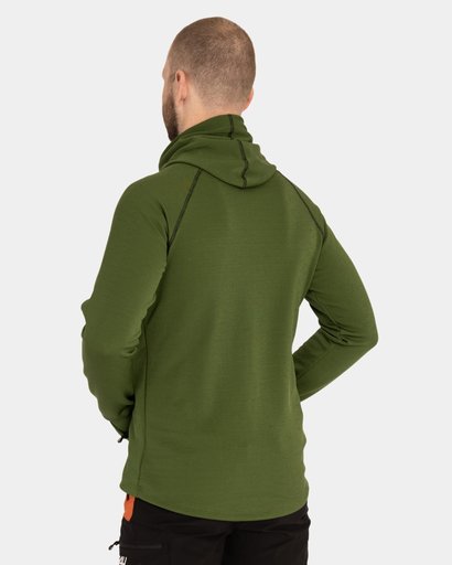 Powerfleece Friluftströja Hoodie , Herr