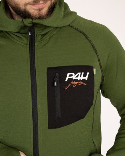 Powerfleece Friluftströja Hoodie , Herr