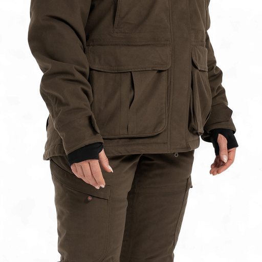 Gefütterte Jagdjacke Vapiti Huntress Damen – Grün Gefütterte Jagdjacke Vapiti Huntress Damen – Grün