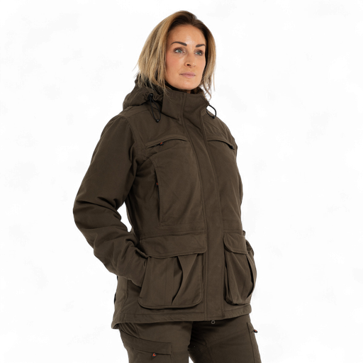 Gefütterte Jagdjacke Vapiti Huntress Damen – Grün Gefütterte Jagdjacke Vapiti Huntress Damen – Grün