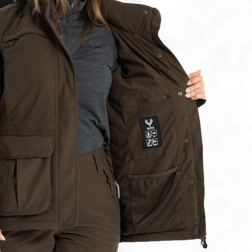Gefütterte Jagdjacke Vapiti Huntress Damen – Grün Gefütterte Jagdjacke Vapiti Huntress Damen – Grün