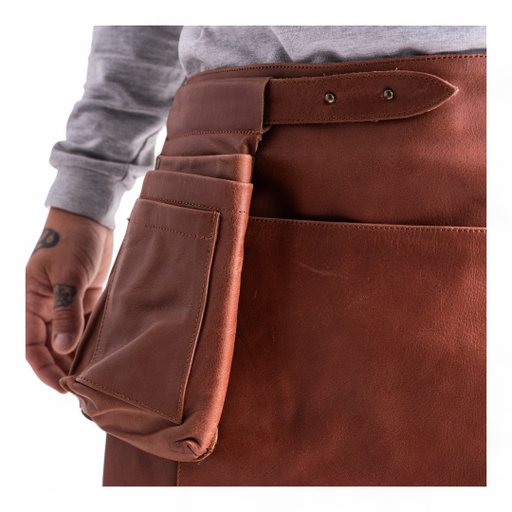 Skinnförkläde Kort - Buffelskinn 