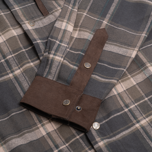 Vapiti Gebürstetes Flanellhemd – Herren Vapiti Gebürstetes Flanellhemd – Herren