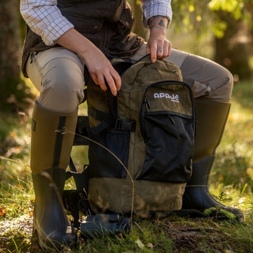 Stuhl-Rucksack mit abnehmbarer Sitzgelegenheit