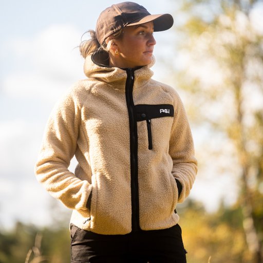 Fleecejacke mit Kapuze, Damen