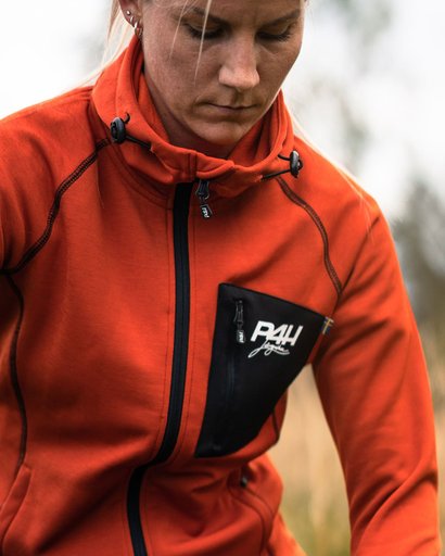 Friluftströja Powerfleece, Dam - Orange Comb Friluftströja Powerfleece, Dam - Orange Comb