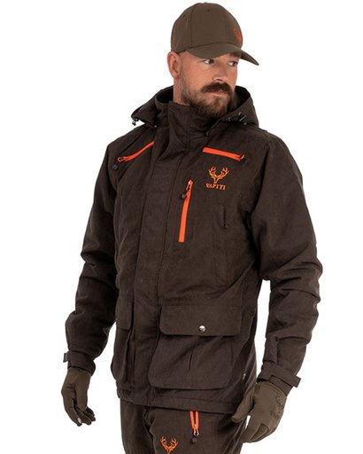 Jagdjacke, Vapiti Classic, lang – Herren-Braun