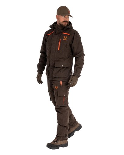 Jagdjacke, Vapiti Classic, lang – Herren-Braun