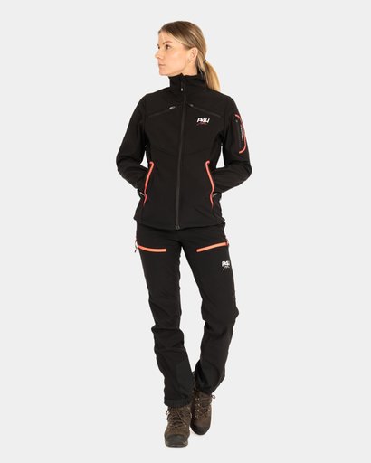 Friluftsset Supreme Dam, Jacka + Byxa - Black/Pink Friluftsset Supreme Dam, Jacka + Byxa - Black/Pink